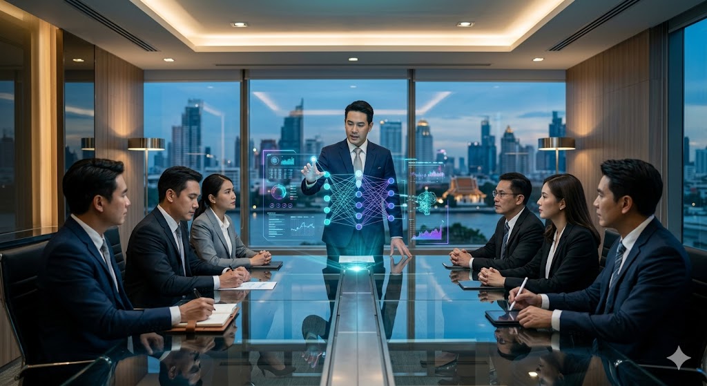 ที่ปรึกษา AI องค์กร | รับทำระบบ Automation พัฒนา AI นวัตกรรมธุรกิจ