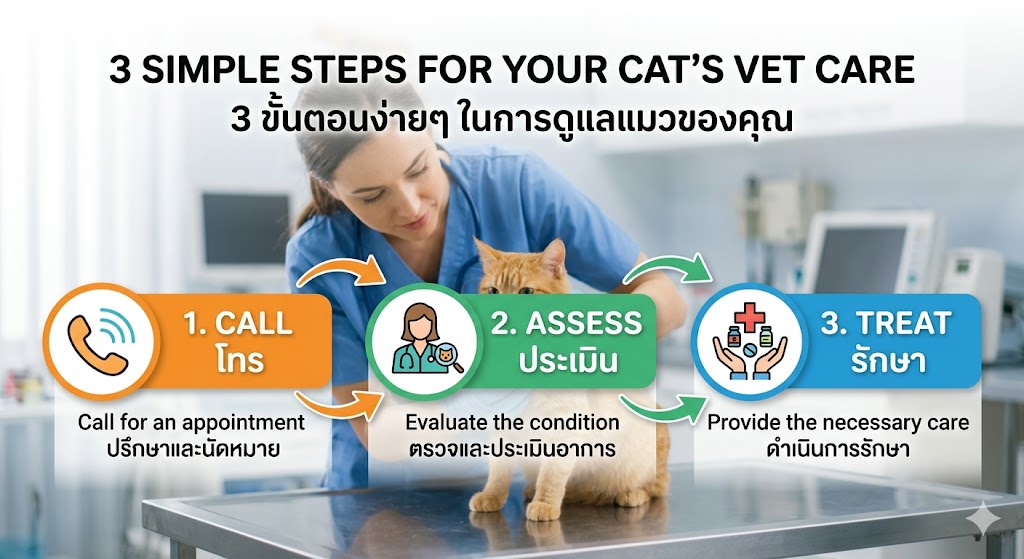 บริการสัตว์แพทย์ฉุกเฉินพัทยา: ดูแลสัตว์เลี้ยงต่างชาติ 24 ชม. | อุ่นใจไร้กังวล