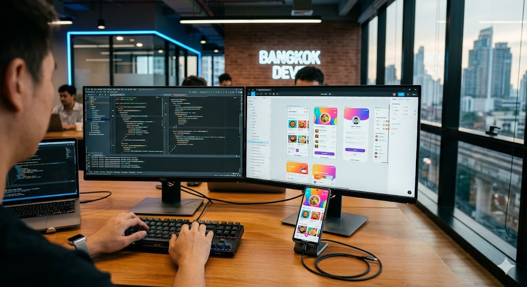 รับเขียนแอปพลิเคชัน กรุงเทพ | บริษัททำ App & ซอฟต์แวร์ Startup